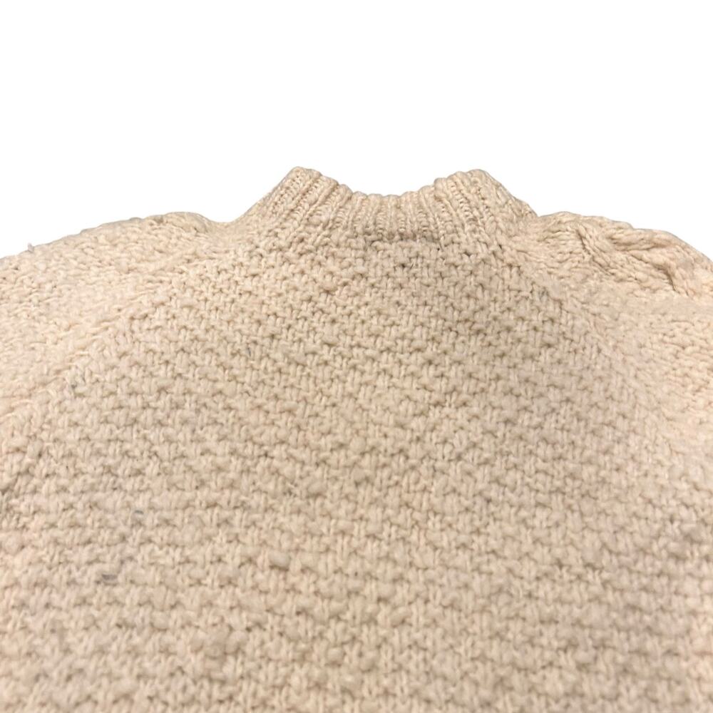 Vintage Men’s Wool Cable Knit Sweater Medium - Picture 11 of 12